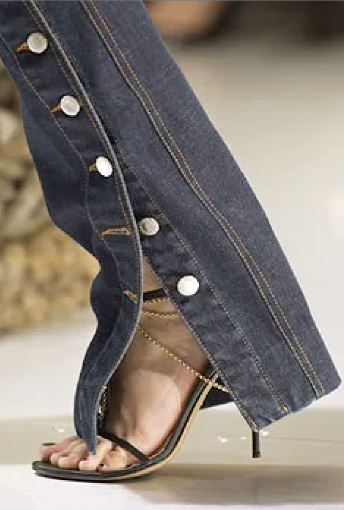 Dolce & Gabbana Multi Button Jeans