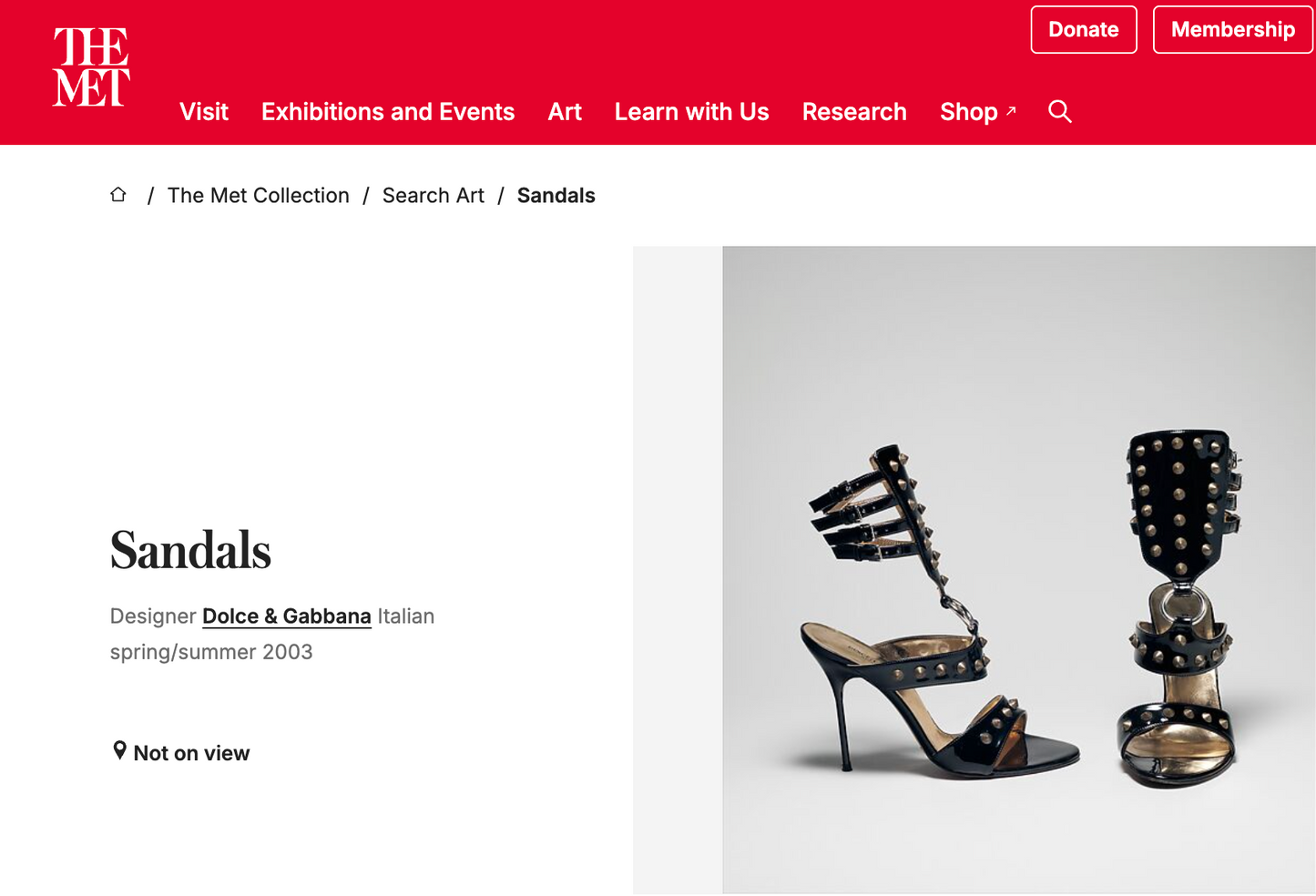 Dolce & Gabbana Gladiator Sandals