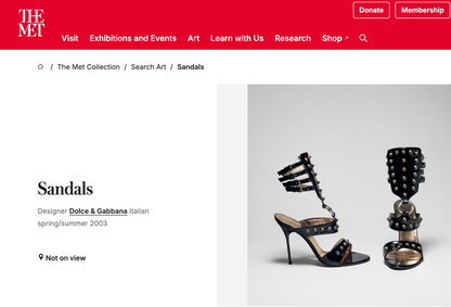 Dolce & Gabbana Gladiator Sandals