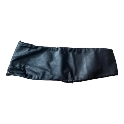 Christian Lacroix Leather Belt w/ Metal Heart