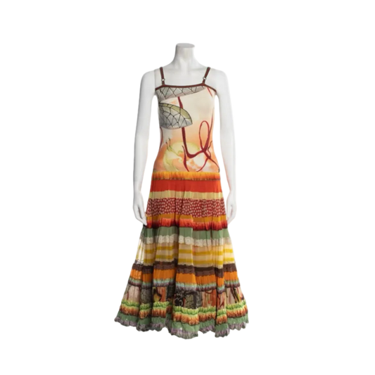 Jean Paul Gaultier Maille Femme Tiered Dress