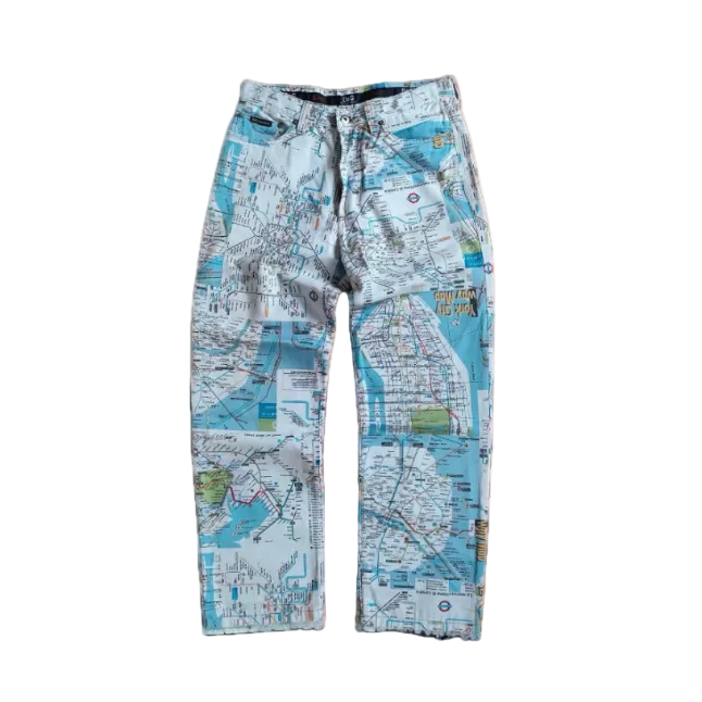 Dolce & Gabbana NYC ‘Underground’ Printed Jeans