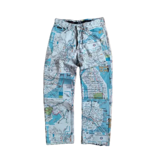 Dolce & Gabbana NYC ‘Underground’ Printed Jeans