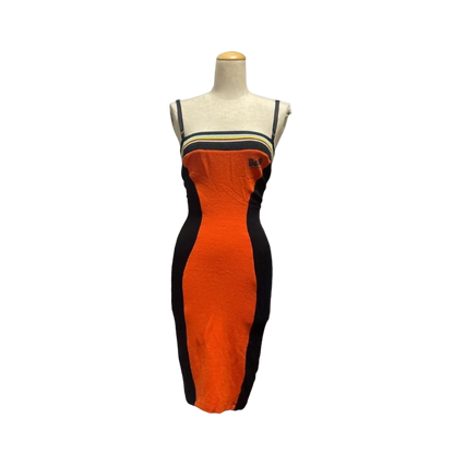 Dolce & Gabbana Orange Knit Dress