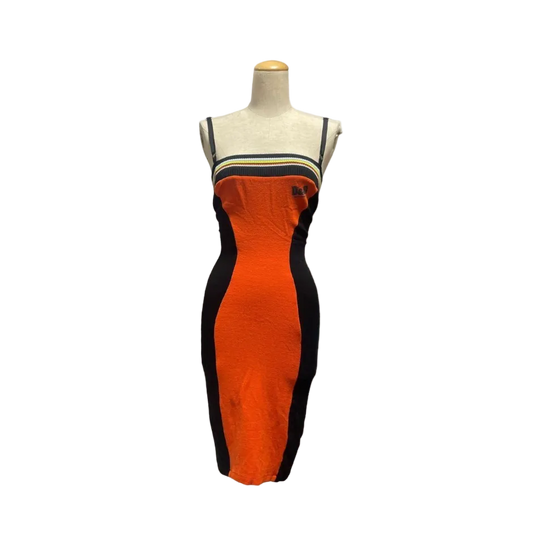 Dolce & Gabbana Orange Knit Dress
