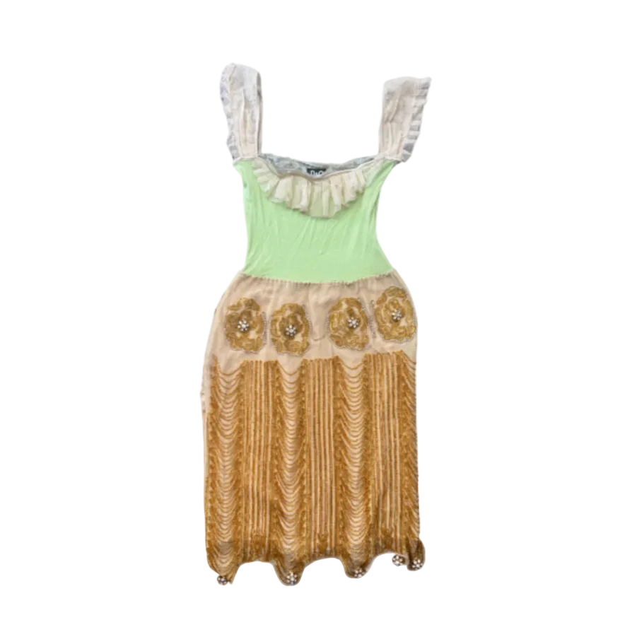 Dolce & Gabbana Beaded Midi Dress