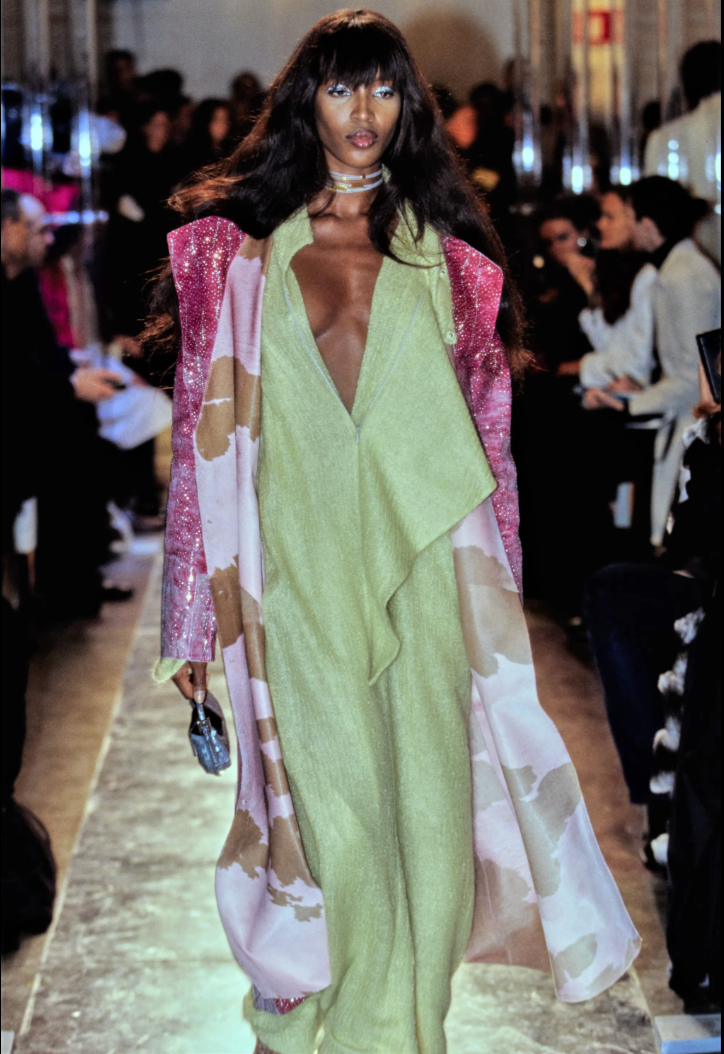 Fendi Pink/Brown Pony Hair Baguette Bag