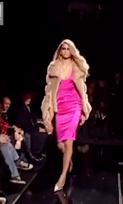 Versace Pink Silk Mini Dress