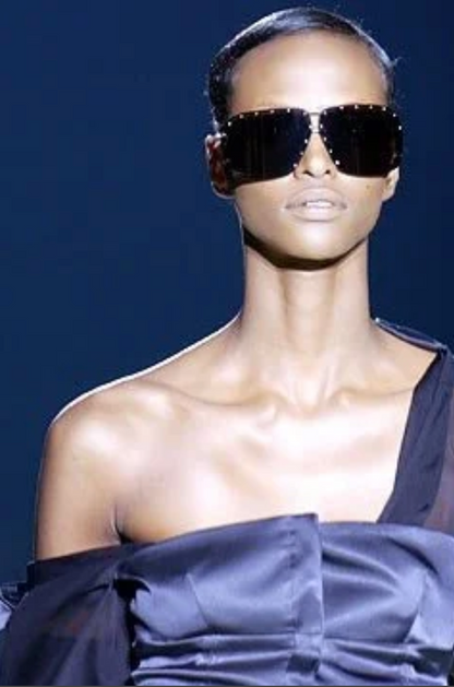 Gucci Silk Satin Corset Blouse Top