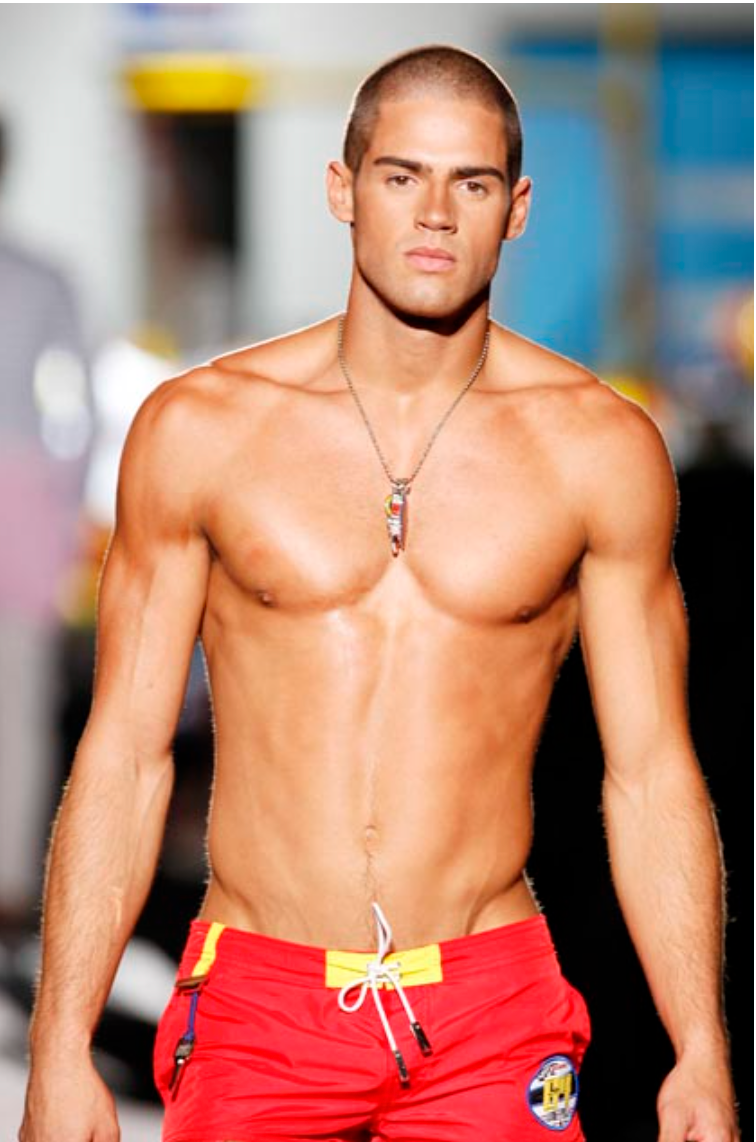Dsquared² Red and Yellow Mini Shorts