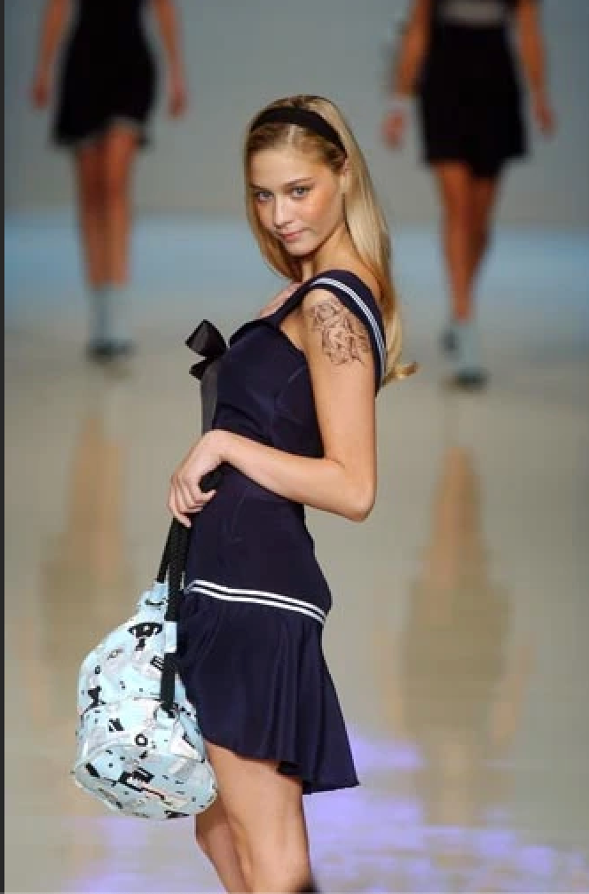 Blugirl by Blumarine Silk Sailor Mini Dress