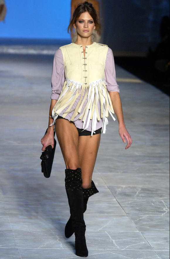 Chloé Suede & Leather Fringe Vest