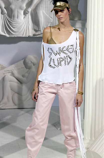 Dolce & Gabbana “Sweet Cupid” Studded One Shoulder Top