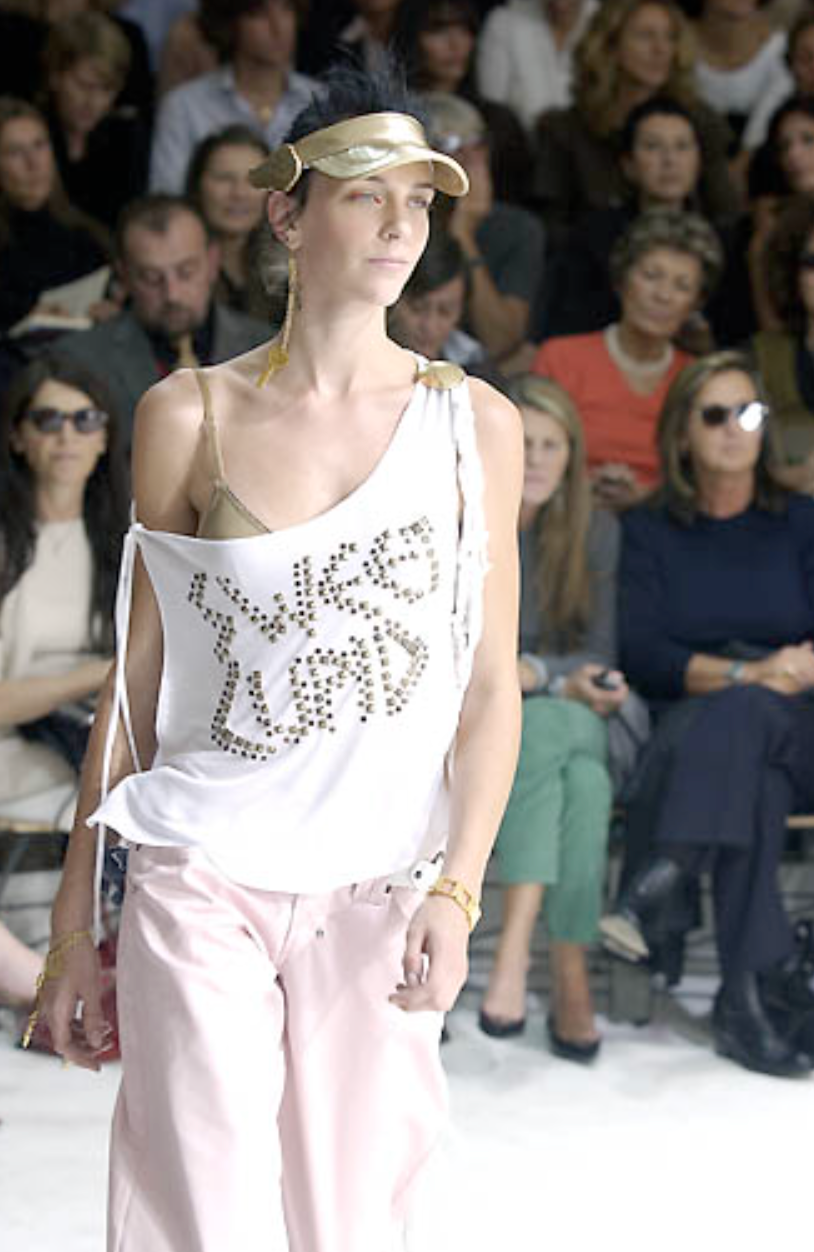 Dolce & Gabbana “Sweet Cupid” Studded One Shoulder Top