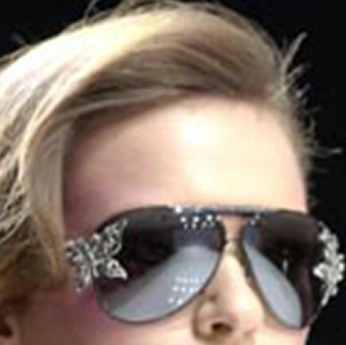 Valentino Butterfly Aviator Sunglasses
