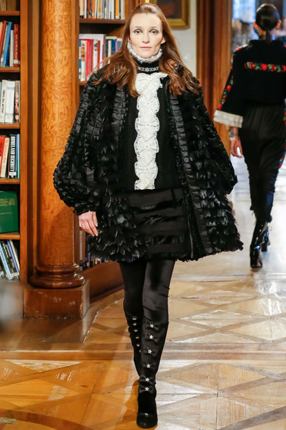 Chanel Black Star Bow Sandals