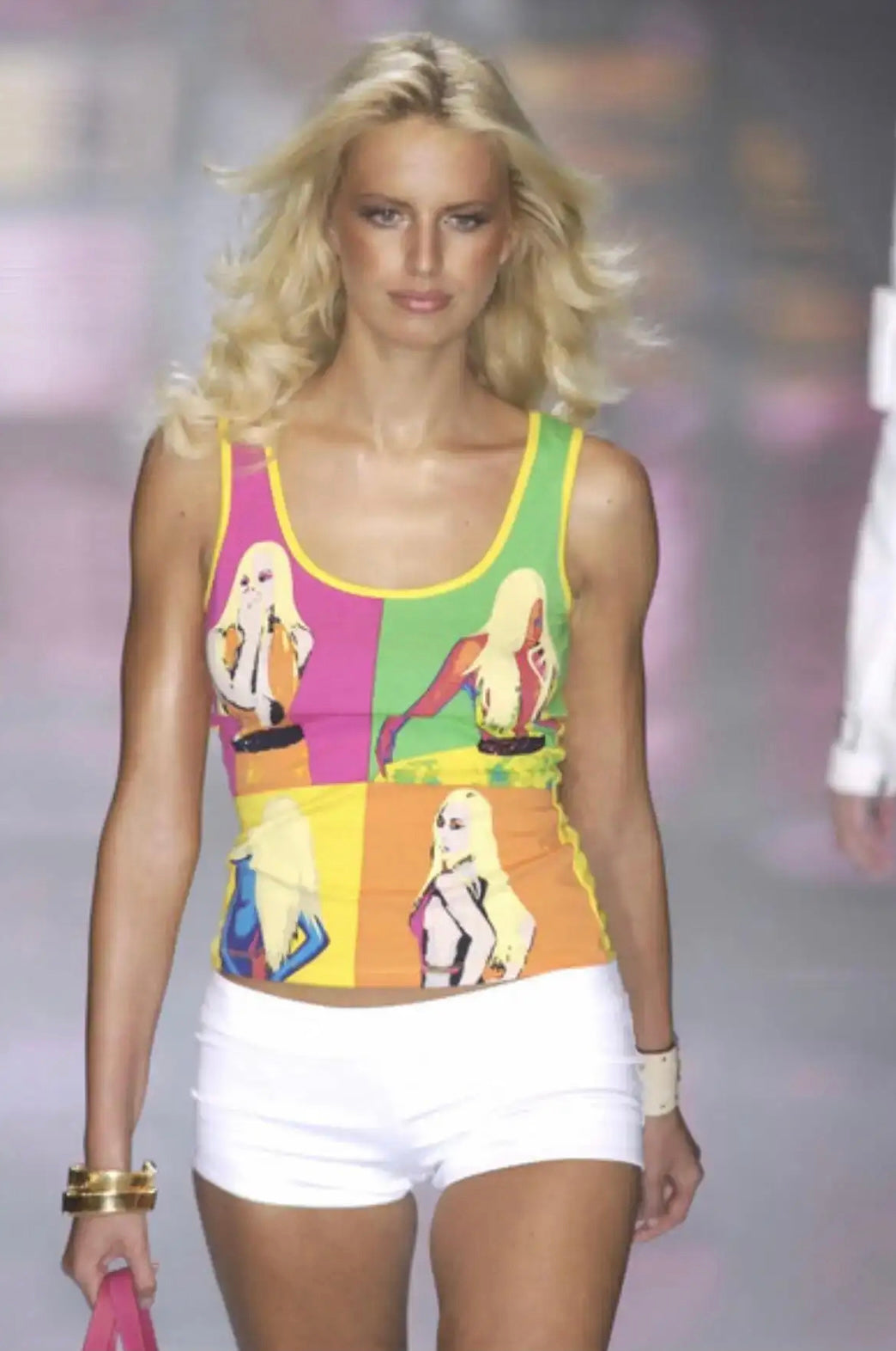 Versace Neon Pop-Art Donatella Warhol Top