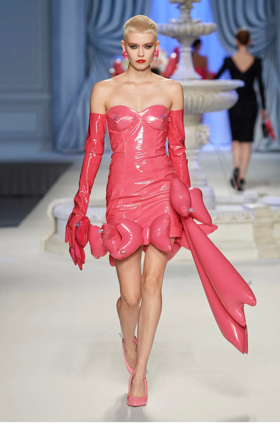 Moschino Pink Inflatable Heels