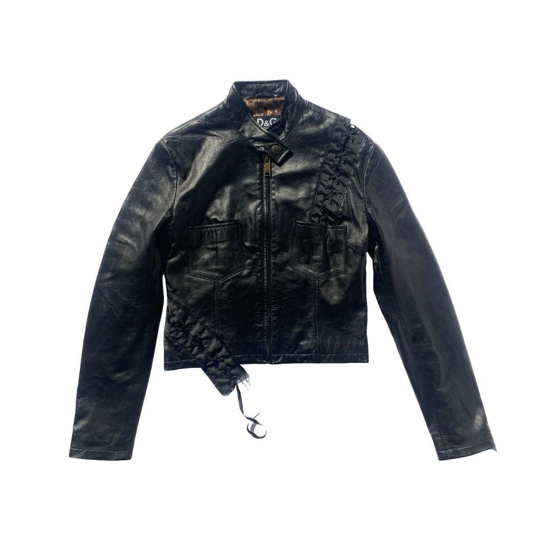 Dolce & Gabbana Virginia Panthers Leather Jacket