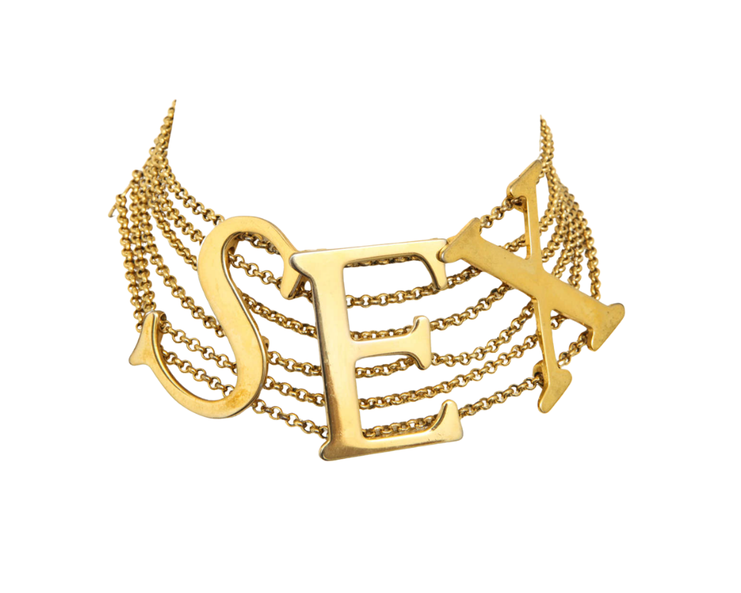 Dolce & Gabbana Gold “Sex” Necklace