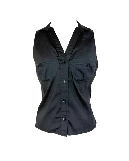 Yves Saint Laurent by Tom Ford Button-up Bust Top
