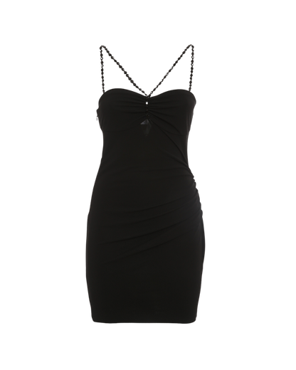 Dsquared² Beaded Halter Mini Dress