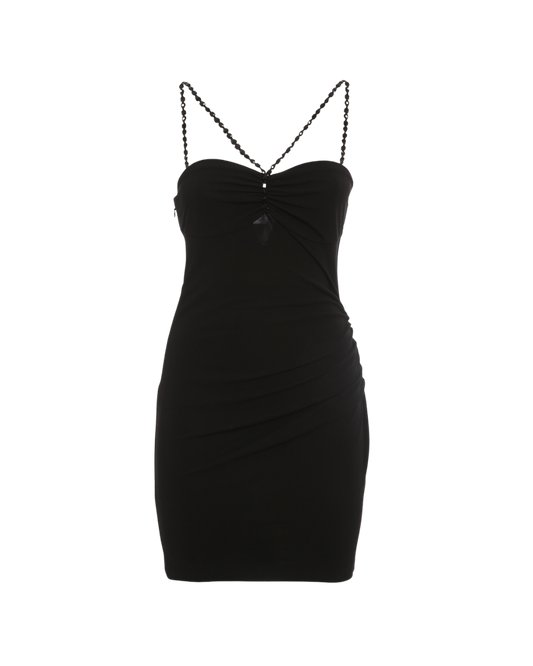 Dsquared² Beaded Halter Mini Dress