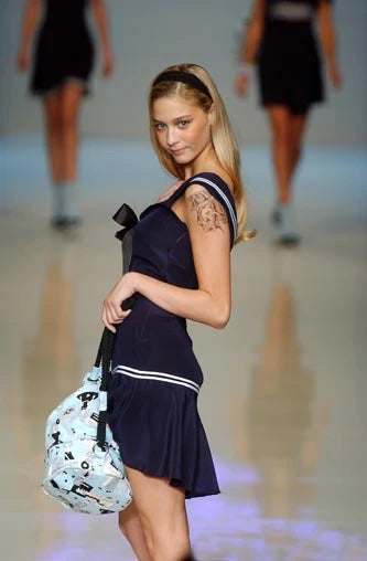 Blugirl by Blumarine Silk Sailor Mini Dress