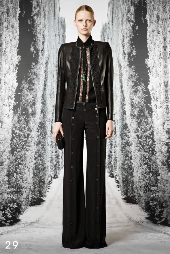 Roberto Cavalli Black Leather Jacket