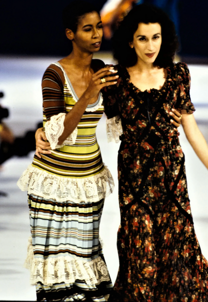 Moschino Couture ‘Repetita Juvant' Crochet Tiered Dress