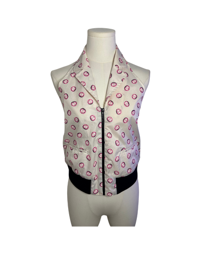 Miu Miu Casino Coin Zip Up Halter Top