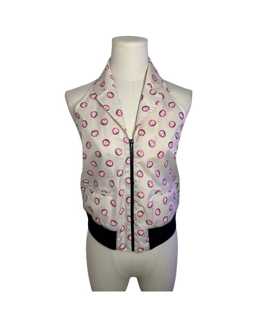 Miu Miu Casino Coin Zip Up Halter Top