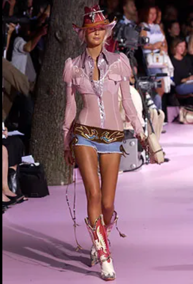 Dolce & Gabbana Pink Western Top